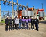 Visita a subestacin transformadora de la EPE