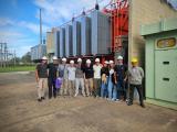 Visita a subestacin transformadora de la EPE